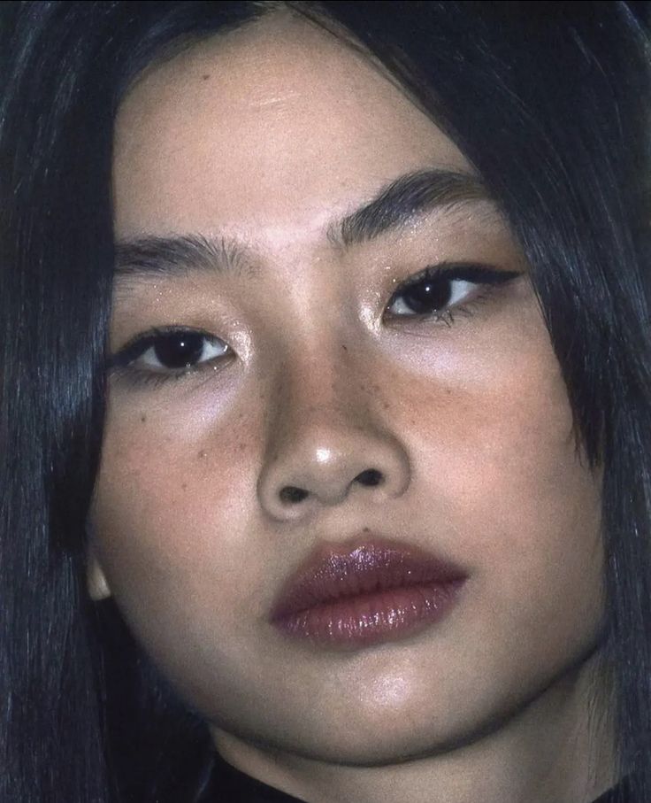 Asian Freckles, Monolid Eye Makeup, Monolid Eyes, Monolid Makeup, Freckles Makeup, Hoyeon Jung, Asian Eyes, Asian Eye Makeup, Asian Makeup