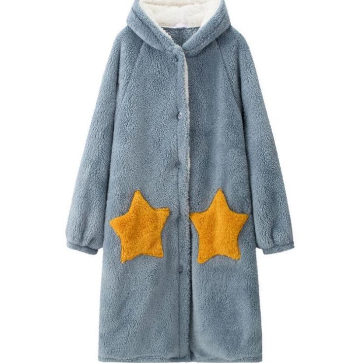 This Oversized Giant Star Pattern Blanket Hoodie Coat is a must-have for your wardrobe. It is made from super soft fleece, this casual hoodie is perfect for lounging around the house or adding to your winter wardrobe. This hoodie coat has an elastic waistband and rib knit cuffs so you can style it as you please. With a stylish design on sleeves, this vest-style sweater is great for layering or wearing alone. Specifications: Material: Polyester Sleeve Style: Regular Hooded: Yes Season: Spring/Aut Super Soft Long Sleeve Loungewear Outerwear, Super Soft Winter Outerwear For Loungewear, Comfy Super Soft Long Sleeve Outerwear, Comfy Long Sleeve Super Soft Outerwear, Comfy Super Soft Sleep Outerwear, Super Soft Hooded Fleece Outerwear, Oversized Long Sleeve Hoodie With Star Print, Cozy Super Soft Hooded Outerwear, Cozy Winter Sweatshirt For Lounging