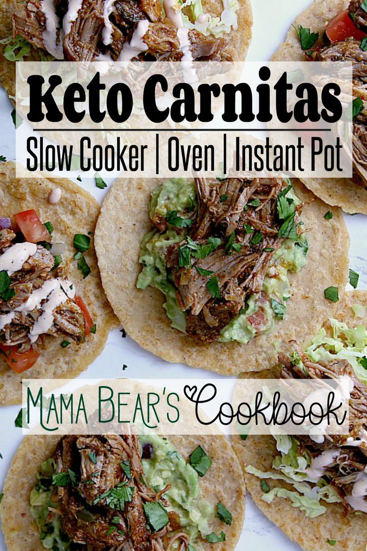 the keto carnitas slow cooker oven instant pot recipe