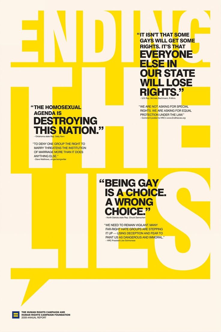 a poster with the words ending the lies in yellow and white letters on it