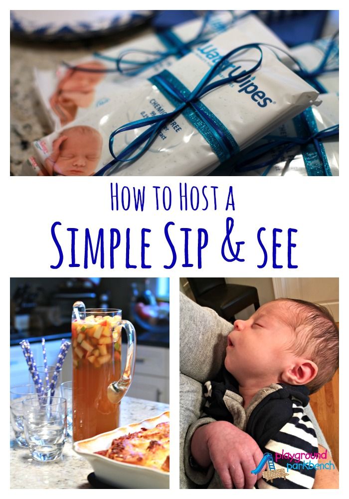 how to host a simple sip and see party for babies, toddlers, and adults