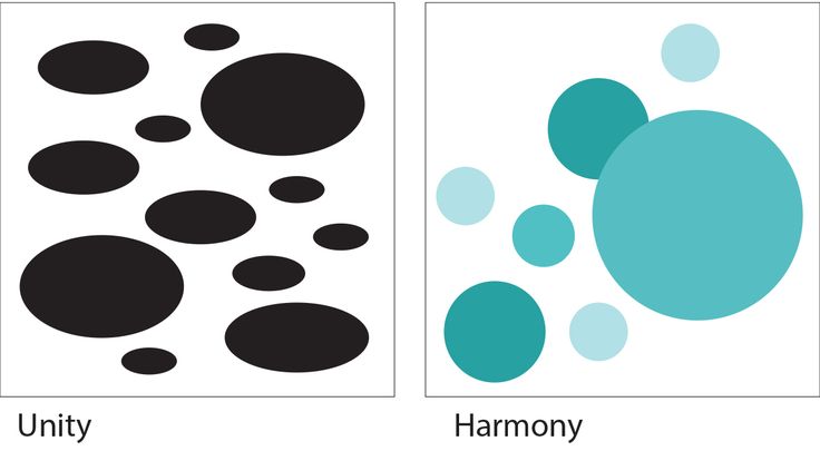 three different shapes and sizes of circles