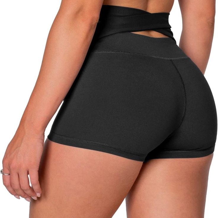 Tried On But Never Worn. Fabric Type 84% Nylon, 16% Polyurethane Care Instructions Machine Wash Cold With Like Colors Closure Type Super Flattering Cross Waist Elastic Band Get In The Race. Tight Fitted With Enhanced Stretch, These Workout Shorts Are Ideal For Any Type Of Training Or Gym Session Just As They Are For Yoga Or Pilates. High-Rise. Premium Quality Fabrics To Keep You Feeling Covered And Secure At All Times - Waistband For Tummy Control And A Sleek Silhouette. Perfect For Everyday Use High-waist Nylon Activewear With Built-in Shorts, High Waist Solid Color Sportswear Shorts, High Waist Solid Shorts For Gym, High Waist Nylon Athletic Shorts For Gym, High-waist Nylon Athletic Shorts For Gym, High Waist Athletic Shorts For Gym, High Waist Moisture-wicking Shorts, High Waist Elastane Workout Shorts, High Waist Black Biker Shorts For Training