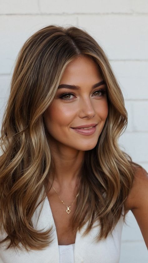 Dark Blonde Hair Color Ideas Caramel, Caramel Balayage On Brown Hair, Bronde Balayage On Dark Hair, Bronde Haircolor Brunettes, Mushroom Balayage, Pecan Sandie, Fall Bronde Balayage, Blonde Light Brown Hair, Honey Brown Hair Color