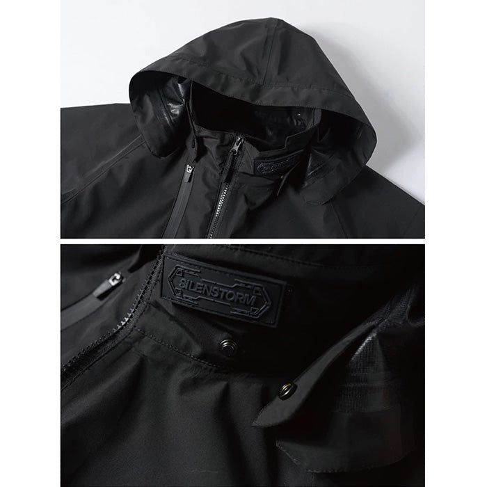 * Techwear Windbreaker "Rinker" is in Asian size: Take one size bigger than your usual size. The amazing Techwear Windbreaker "Rinker" The Techwear Windbreaker "Rinker" is the perfect protective clothing for better protection. Are you a regular on the road and do you ride your motorcycle most of the time? If so, you need the perfect protective clothing. After all, the wind is the master of the road when you drive. When it's too strong, it's sometimes impossible to drive properly. But with the ri Black Techwear, Waterproof Rain Jacket, Military Design, Futuristic Style, Style Sport, Protective Clothing, Oversized Style, The Urban, Pop Fashion