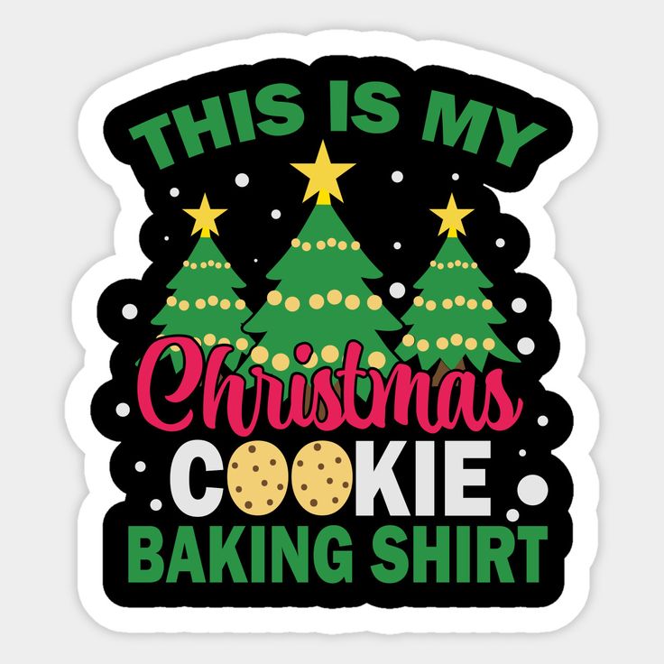 The perfect gift for the cookie baking fan in the family -- Choose from our vast selection of stickers to match with your favorite design to make the perfect customized sticker/decal. Perfect to put on water bottles, laptops, hard hats, and car windows. Everything from favorite TV show stickers to funny stickers. For men, women, boys, and girls. Ugly Sweater Cookie, Christmas Cookie Baking, Tshirt Sticker, Baking Humor, Matching Christmas Pajamas, Xmas Cookies, Christmas Cookie, Christmas Stickers, Christmas Pajamas