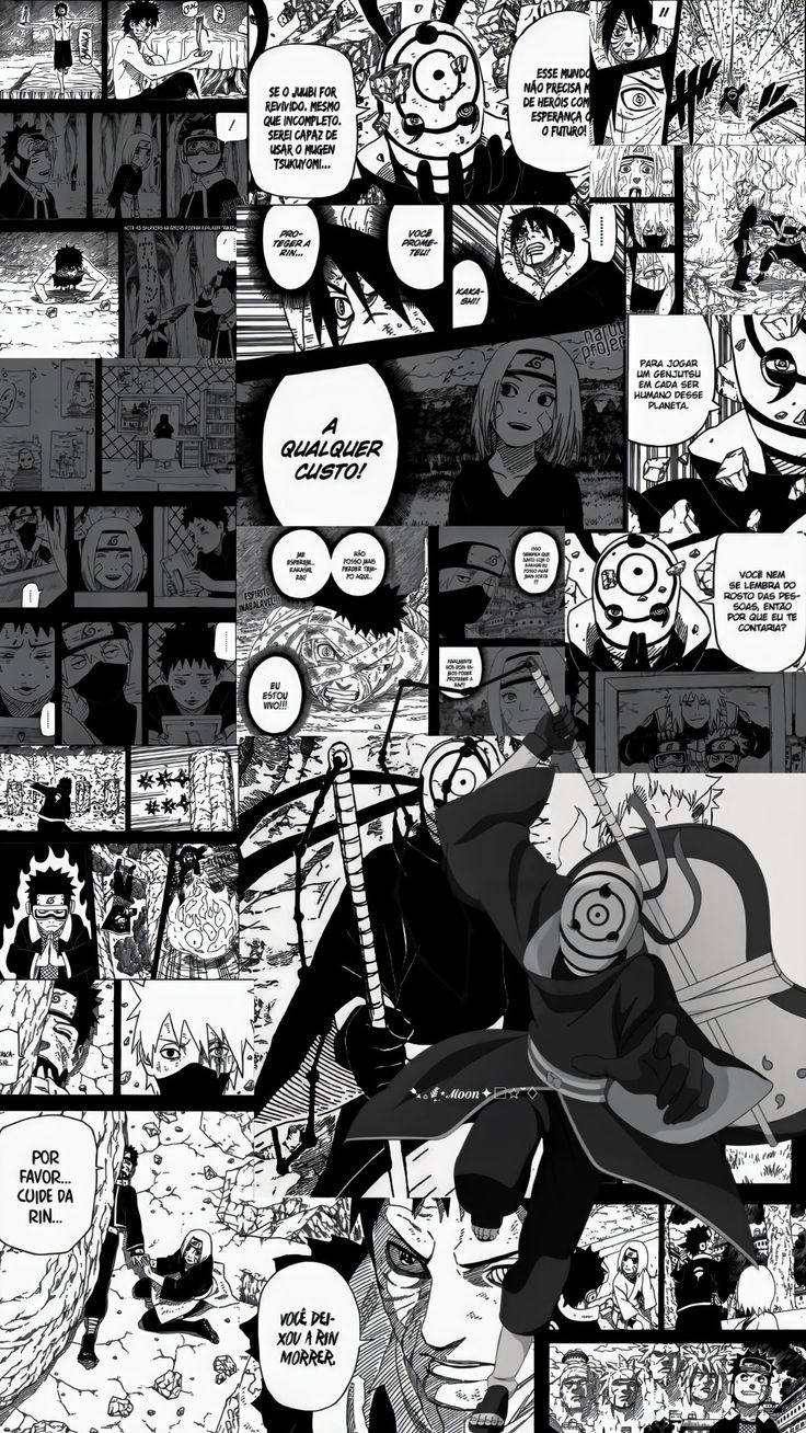 an image of a comic page that is being read by someone in black and white