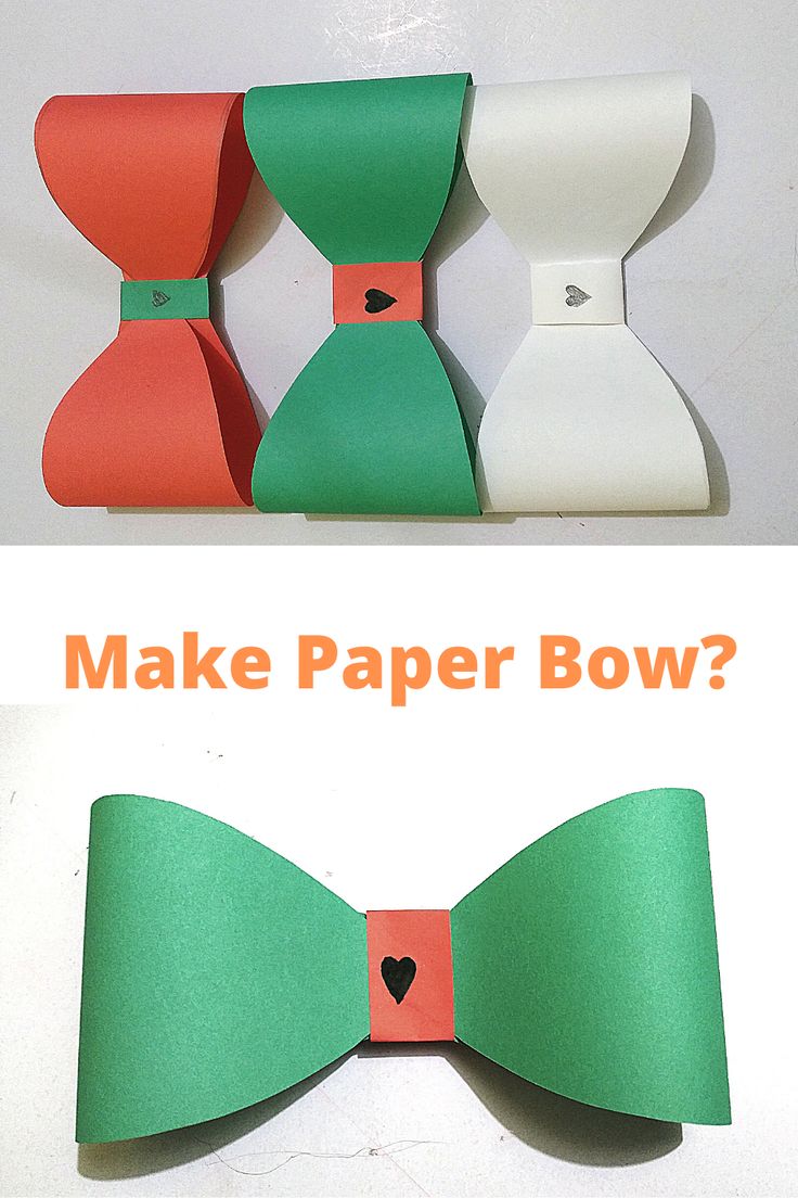 Papercraft, paperbow,easycreativeconcepts, make Paper Bow . Construction Paper Bow, How To Make A Bow With Paper, How To Make A Bowtie, Paper Bow Tie, Paper Bows Diy, Bow Tie Template, Make A Bow Tie, Colour Paper, Sunday School Crafts For Kids