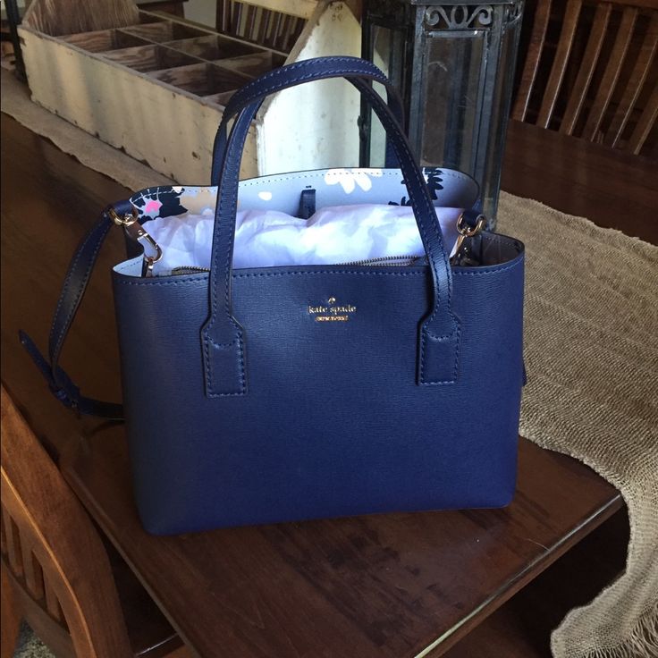 Nwot. Used For One Day And It Was Too Small For Me. Blue Kate Spade Bag For Errands, Kate Spade Blue Bag For Office, Kate Spade Blue Office Bag, Luxury Blue Kate Spade Bags, Elegant Blue Kate Spade Shoulder Bag, Elegant Blue Shoulder Bag For Errands, Elegant Blue Kate Spade Bag, Bags Kate Spade, Kate Spade Purse