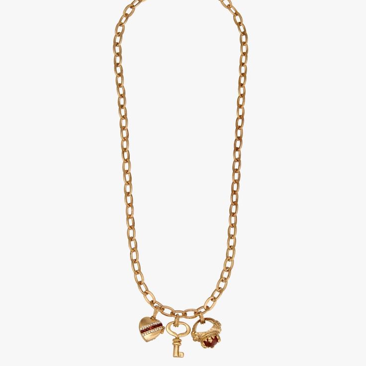 Nwt Zara Charm Necklace Limited Edition Golden | 1856/704 Zara Gold Necklace Gift, Gold Zara Necklace For Gift, Gold Zara Necklace, Zara Necklace, Tulip Necklace, Large Bead Necklace, Crystal Spikes, Stamped Necklaces, Zara Jewelry