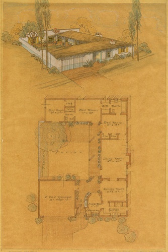 an old house with plans for it