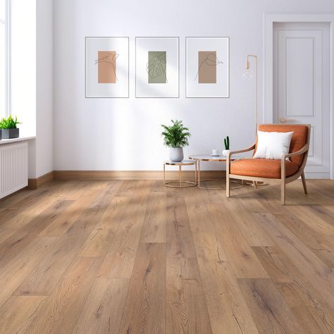 a living room with wood floors and white walls