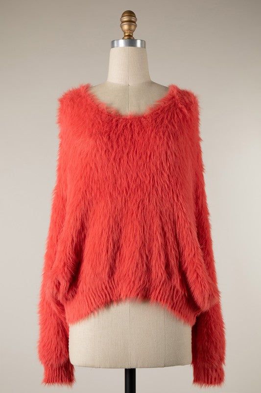 Stay cozy and stylish this fall with our Eyelash Fuzzy Sweater. Made from soft, fuzzy knit material, this unique sweater will keep you warm and on trend. Perfect for any occasion, it's the perfect addition to your fall wardrobe! SKU:2302 FABRIC: 100% Nylon COLOR: Strawberry Unique Sweater, Unique Sweaters, Fuzzy Sweater, Stay Cozy, Knitting Materials, Fall Wardrobe, Eyelashes, Wardrobe, Knitting