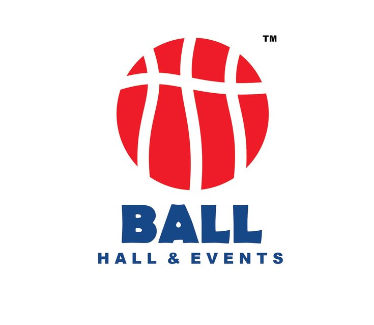 the logo for ball hall and events