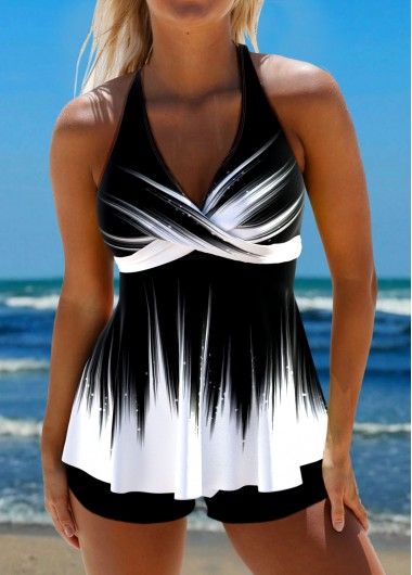 Color:Black;Size:S;Size:M;Size:L;Size:XL;Size:XXL;Package Contents:1 X Tankini Top , Without Bottom;Occasion:Sport; Elegant Dresses Plus Size, Black Tankini Top, Swimwear Suits, Black Tankini, Trendy Swimsuits, Black Ombre, Black Swimwear, Tankini Set, Plus Size Swimwear