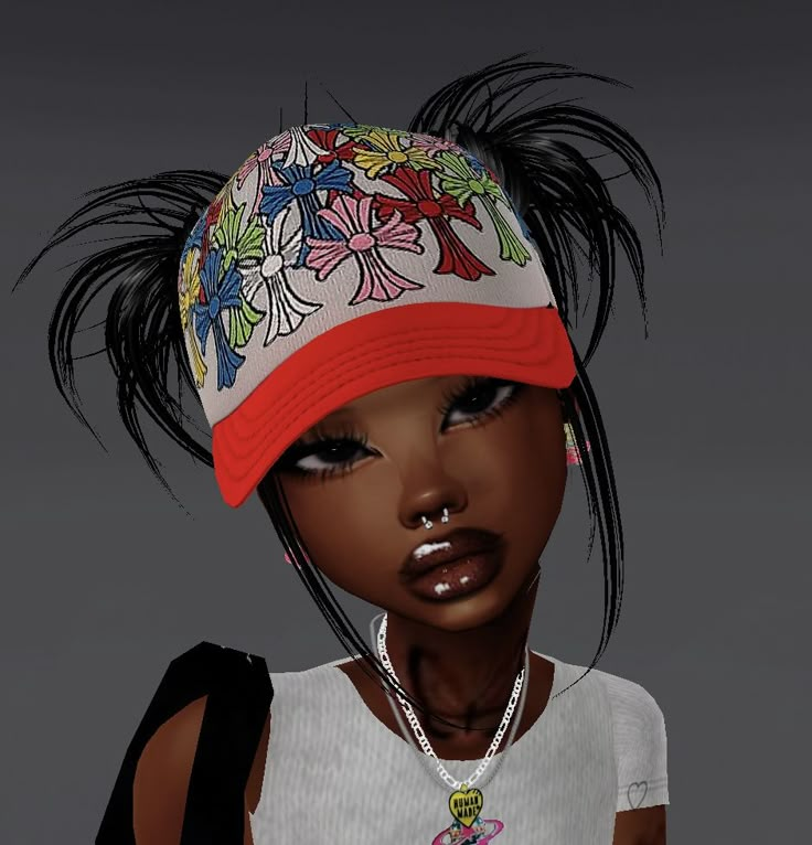 Y2k Imvu, Pretty Sims 4 Girl Black, Y2k Imvu Avi, Everskies Y2k, Imvu Characters Black, Imvu Aesthetic, Imvu Fits, Black Imvu Girl, Virtual Girl