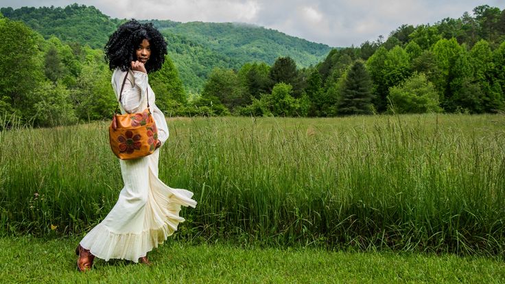 Product Description: Y'all! I am OBSESSED with this bag: The Marie! In LIMITED RUN Flower Power Eco-Tanned leather with coordinating leather tassel! This leather is everything. Comes unlined with an internal phone pocket, or choose to add a lining to your new beauty here: https://inbluehandmade.com/products/add-a-lining-to-my-new-bag-41075?_pos=1&_psq=add%20a%20lining&_ss=e&_v=1.0&variant=44005823283433 Hurry! These are limited-run! Please allow 3-4 weeks for us to make this beautiful bag by han Limited Run, Classic Bags, The 60s, Leather Tassel, So Proud, Beautiful Bags, New Bag, Crossbody Strap, Flower Power