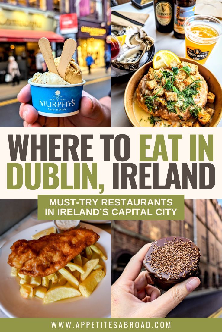 where to eat in dublin, ireland