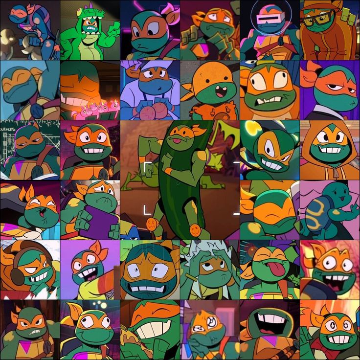 an image of many different cartoon characters