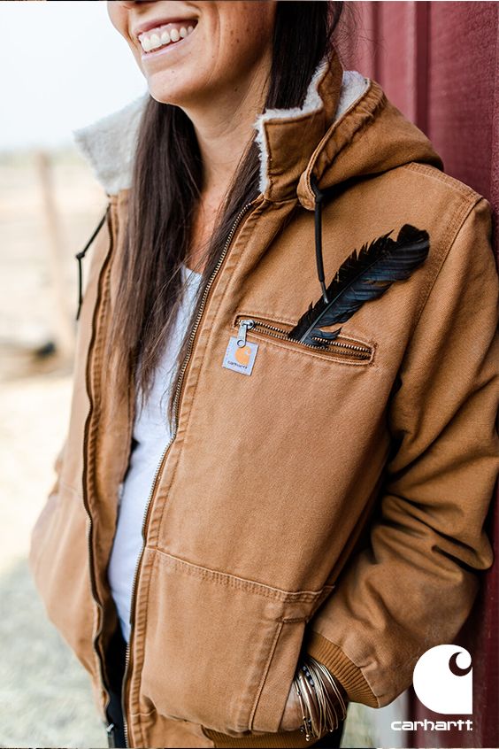 Women's, Cotton Duck, Sherpa Lined Outfit. Outfit ideas. Winter outfit. Street style. Carhartt Women's Jacket, Carhartt Womens Coat, Women’s Carhartt Jacket, Women’s Carhartt, Oversized Carhartt Jacket Outfit, Cute Carhartt Outfits, Columbia Outfit Woman, Women Carhartt Outfits, Womens Carhartt Outfits