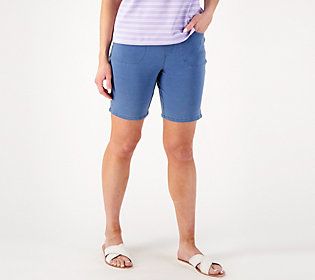 Nothing says you're ready for summer like five-pocket shorts. And these are designed with everyone's favorite DreamJeannes comfort and fit. The'ye bound to be the tops when it comes to summer bottoms! From Quacker Factory®. Relaxed Fit Bottoms With Built-in Shorts For Warm Weather, Casual Bottoms With Built-in Shorts For Warm Weather, Summer Cotton Bermuda Shorts With Mid-thigh Length, Summer Cotton Bermuda Shorts Mid-thigh Length, Spring Cotton Bermuda Shorts Mid-thigh Length, Warm Weather Bottoms With Built-in Shorts, Stretch Bermuda Shorts With Pockets For Summer, Summer Bottoms With Pockets Mid-thigh Length, Summer Bottoms With Pockets, Mid-thigh Length