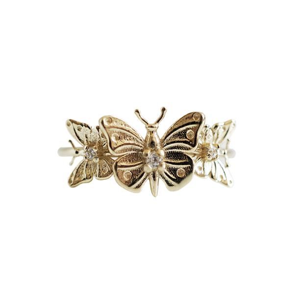 https://www.tippytaste.com/products/14k-butterfly-hope-ring Gold Butterfly Ring With Diamond Accents, Yellow Gold Butterfly Ring With Diamond Accents, Fine Jewelry Yellow Gold Butterfly Ring, Yellow Gold Butterfly Ring With Butterfly Charm, 14k Gold Butterfly-shaped Rings As Gift, With Brave Wings She Flies, Brave Wings, Personal Transformation, Marquise Ring