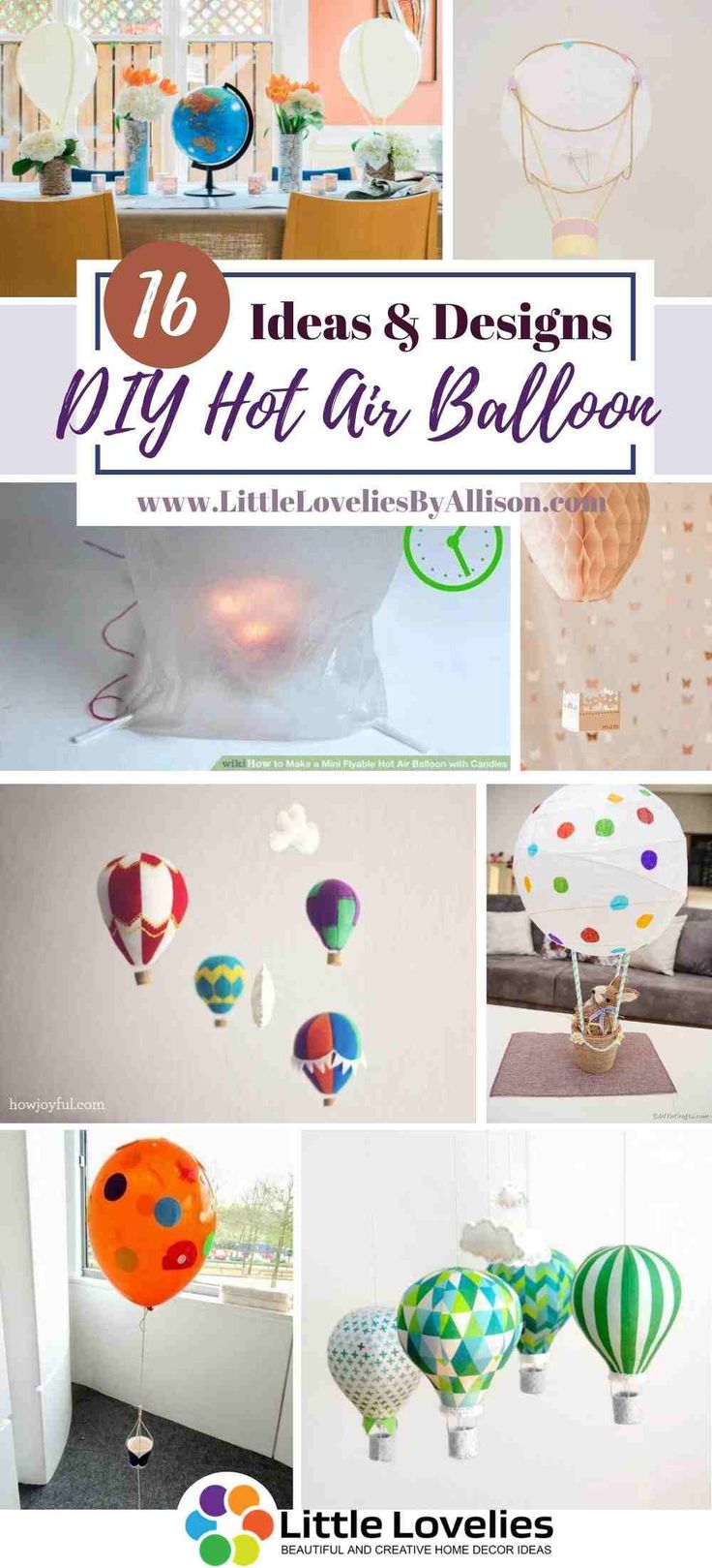 the top ten ideas and designs for diy hot air balloons