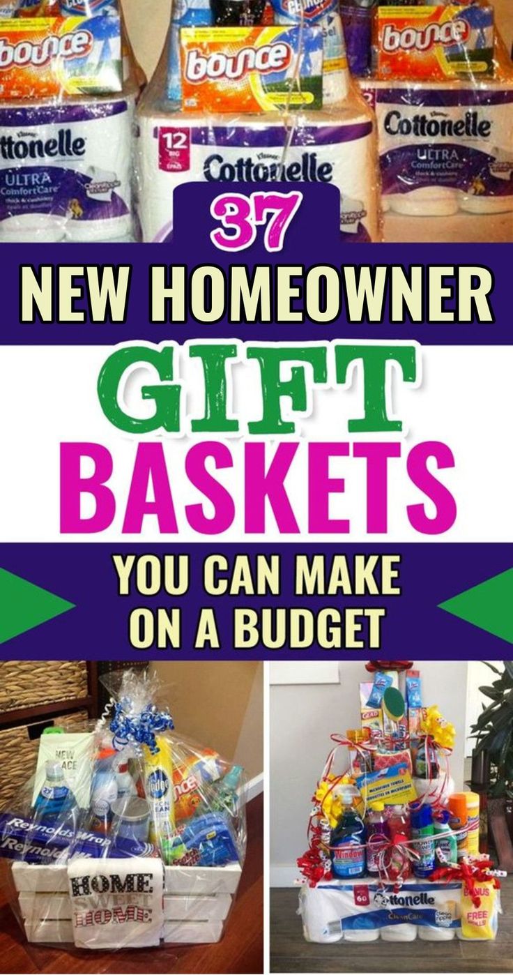 the new homeowner gift baskets you can make on a budget