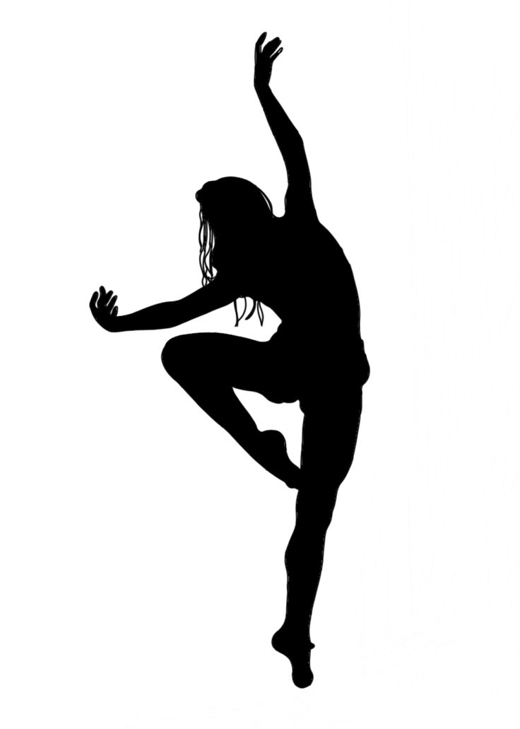 a person jumping up in the air with their arms out and legs spread wide, silhouetted against a white background