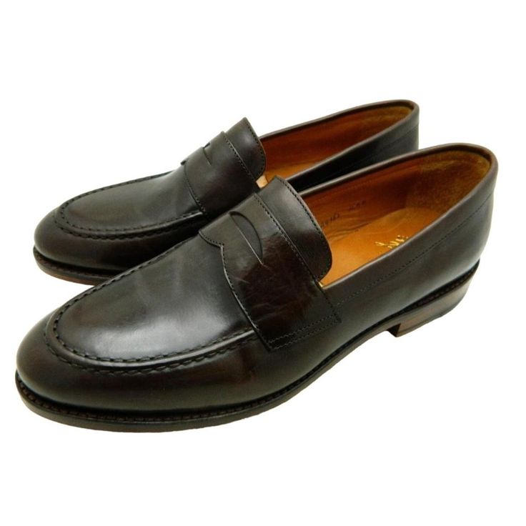 New J Crew Ludlow Leather Penny Loafers Size: 8 Color: Cigar Brown Retail: $298 *A4362 Made With Italian Leather Upper. Complete With Stitched Leather Sole. Goodyear Welt Construction. Full Grain Cow Leather Lining From Wisconsin. Waxed Cotton Laces. Insole Contains A Steel Shank Encased In A Soft Layer Of Cork With A Poron Footbed On Top Offering Additional Comfort. For Work Or Relaxing, These Are A Great Addition To Any Guy's Shoe Selection! These Boots Are New And Unworn. We Are Not Affiliated With J Crew. The Item In This Auction Is Neither Sponsored Nor Endorsed By J Crew. A Mark Is On The Footbed To Prevent Store Returns. Light Scuffs As These Were A Floor Model. Size: Classic Leather Slip-on Shoes For Office, Semi-formal Slip-on Round Toe Moccasins, Wingtip Slip-ons With Leather Lining For Work, Classic Slip-on Closed Toe Dress Shoes, Goodyear Welted Tassel Loafers For Business, Business Casual Tassel Loafers With Round Toe, Classic Wingtip Slip-ons For Work, Brown Closed Toe Formal Loafers, Brown Closed Toe Loafers For Formal Occasions