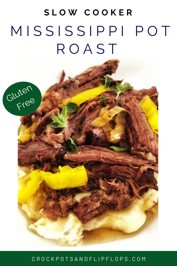 the recipe for slow cooker mississippi pot roast