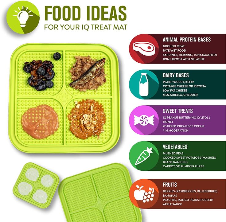 a green tray with food on it and instructions for how to make an easy lunch