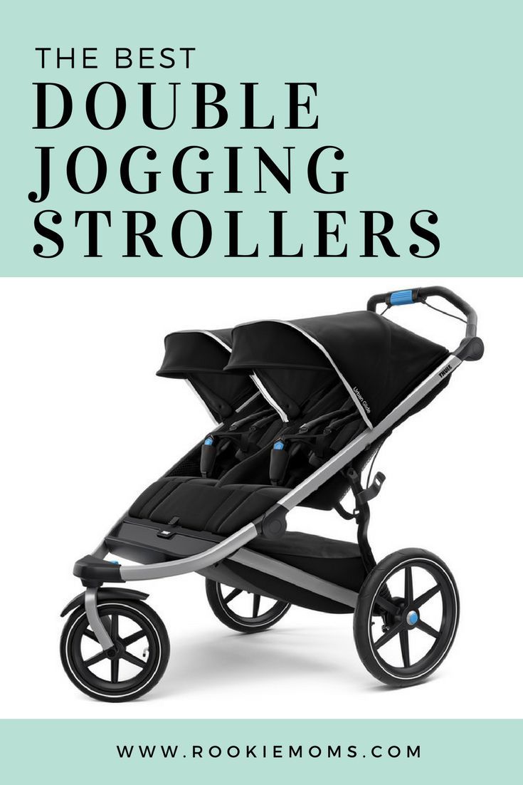 the best double jogging strollers for babies and toddlers with text overlay