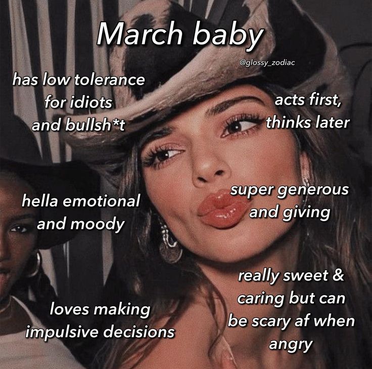 a woman wearing a hat with words describing her role in the movie, march baby