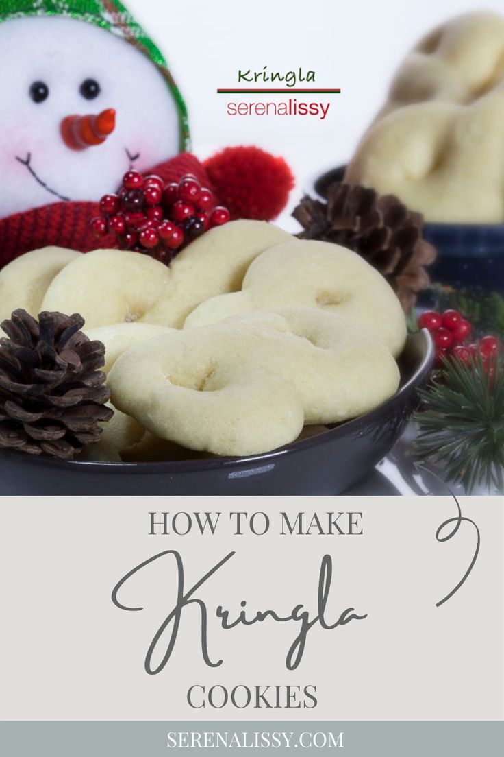 how to make krispy kreme cookies with pine cones and a snowman