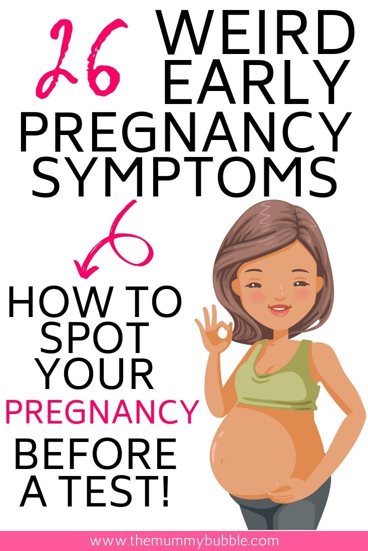 pregnant woman with the words how to spot your pregnant before attest