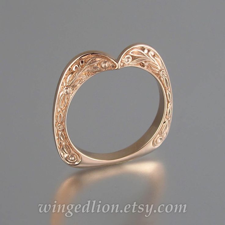 COUNTESS 14K gold wedding band (sizes 7 to 9.5) Classic Carved Engraved Wedding Ring, Elegant Carved Jewelry For Promise Ring, Heirloom Engraved Carved Ring For Wedding, Heirloom Carved Engraved Ring For Wedding, Elegant Carved Filigree Ring For Anniversary, Rose Gold Engraved Ring With Intricate Design For Wedding, Ornate Carved Engraved Ring For Anniversary, Carved 14k Gold Engraved Wedding Ring, Elegant Carved Engraved Ring In 14k Gold