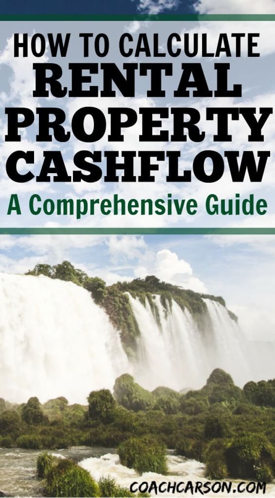 the title image for how to calculate rental property cashflow in a compreensive guide