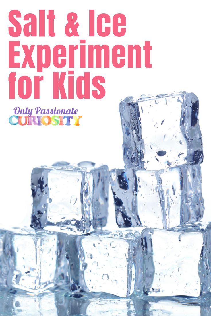 salt and ice experiment for kids - only passionate curiosity paperback by david whitlock