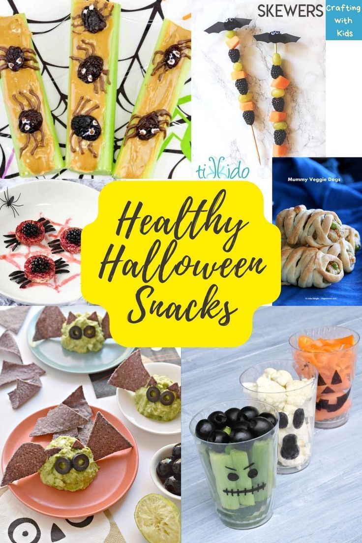 healthy halloween snacks for kids and adults