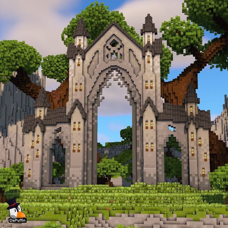 an image of a very nice looking building in minecraft