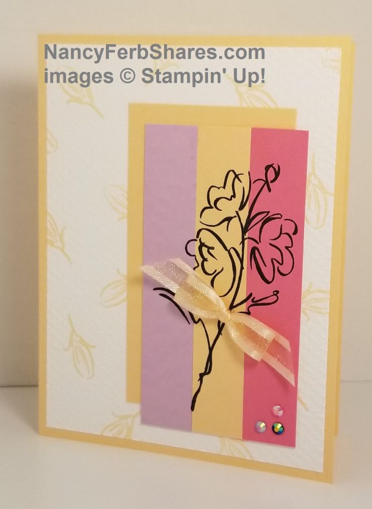 a close up of a card with flowers on it