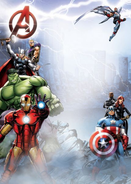 an image of the avengers movie poster