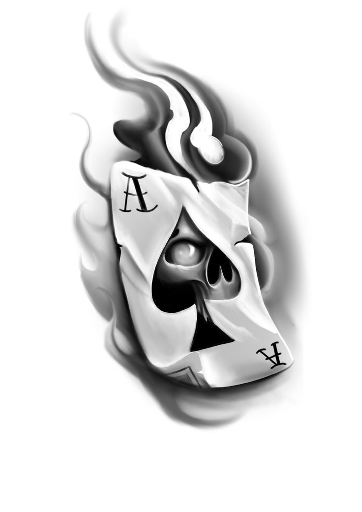 Tato 3d, Ace Of Spades Tattoo, Spade Tattoo, Ace Tattoo, Tattoo Style Art, Card Tattoo Designs, Kartu Remi, Gangsta Tattoos, Chicano Style Tattoo