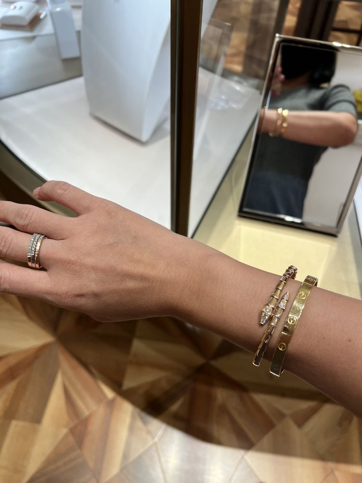 (4) Any Bvlgari / Bulgari wearers out there? | Page 66 | PurseForum Bvlgari Bracelet Stack, Bulgari Serpenti Bracelet Stack, Bulgari Serpenti Bracelet, Bvlgari Bracelet Women, Bulgari Aesthetic, Bulgari Bracelet, Bulgari Ring, Bvlgari Serpenti Bracelet, Bvlgari Gold