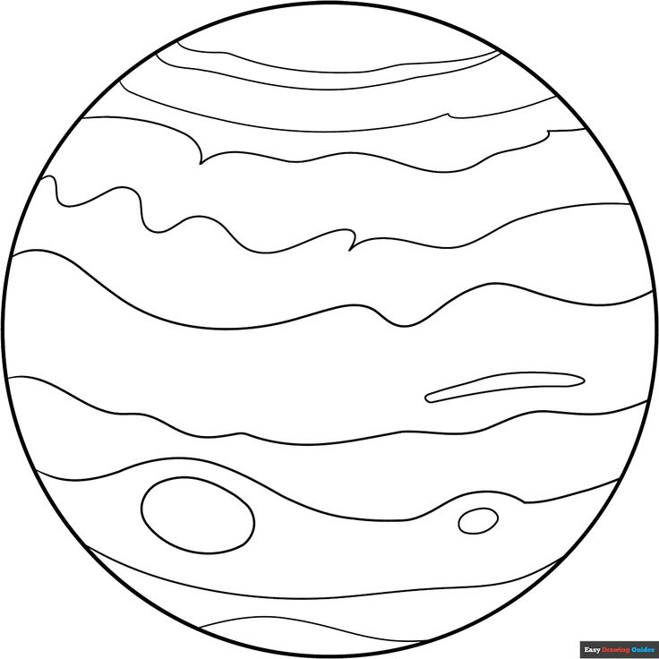 Jupiter Coloring Page - Free & Printable Coloring Sheet Jupiter Drawing Planet, Jupiter Drawing, Space Coloring Pages For Kids, Planet Coloring Pages, Jupiter Planet, Angel Coloring Pages, Precious Moments Coloring Pages, Coloring Pages For Toddlers, Planet System