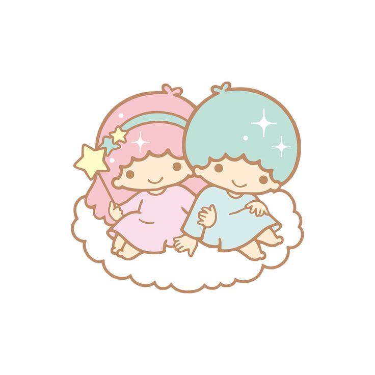 Kiki And Lala Widget, Twin Stars Tattoo, Little Twin Stars Tattoo, Cinnamoroll Art, Sanrio Png, Star Twins, Whats On My Iphone, Stars Tattoo, Cute Twins