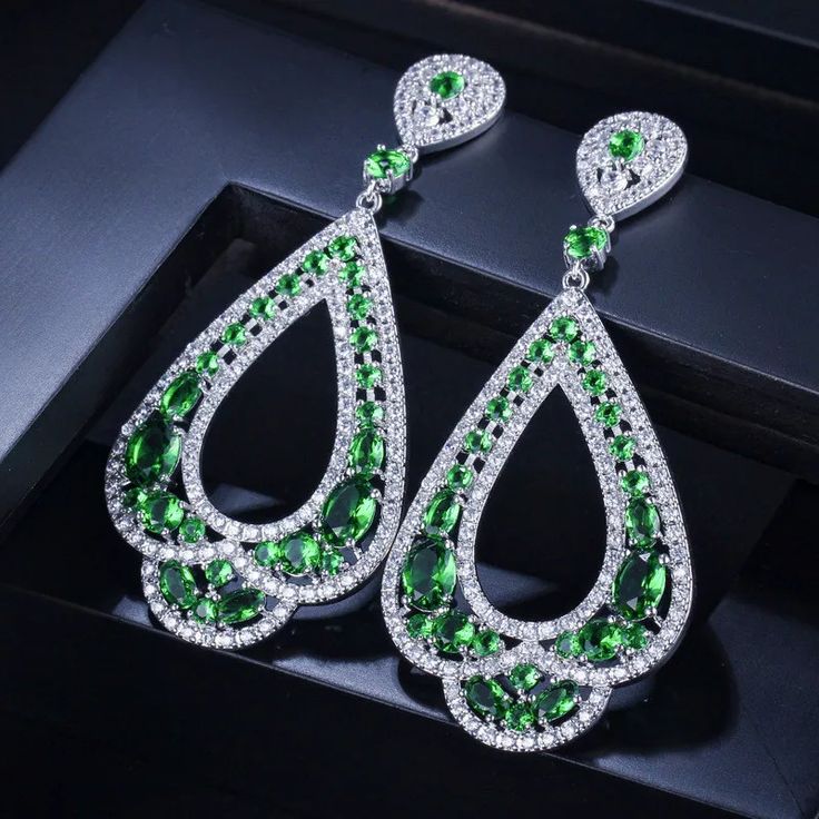 If you re looking for a fine jewelry which looks sepecial, precious stone please consider cubic zirconia earrings /Party Earrings Exquisite Diamond White Crystal Earrings, Glamorous Cubic Zirconia Clip-on Earrings For Anniversary, Exquisite Crystal Drop Earrings, Rhinestone Drop Earrings For Anniversary, Crystal Rhinestone Earrings For Anniversary, Green Diamond Chandelier Drop Earrings, Green Cubic Zirconia Diamond Drop Earrings, Party Earrings With Gemstone Crystals, Party Earrings With Gemstone In Crystal