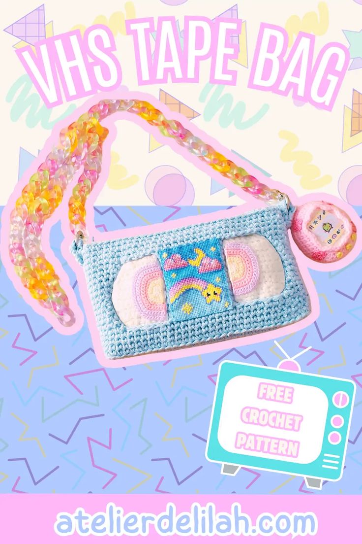 an advertisement for a children's handbag with the words, this tape bag is free