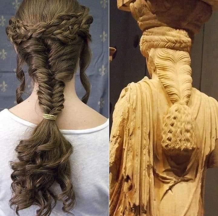 Roman Hairstyles, Greek Hair, Fantasy Hair, Hair Reference, Aesthetic Hair, Pretty Hairstyles, Archaeology, Hair Goals, Hair Inspo